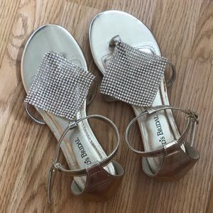 NWOT rhinestone sandals